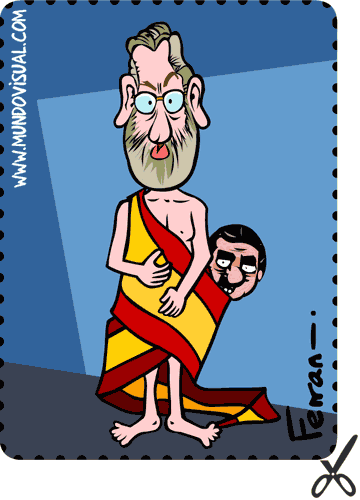 La caricatura de Mariano Rajoy