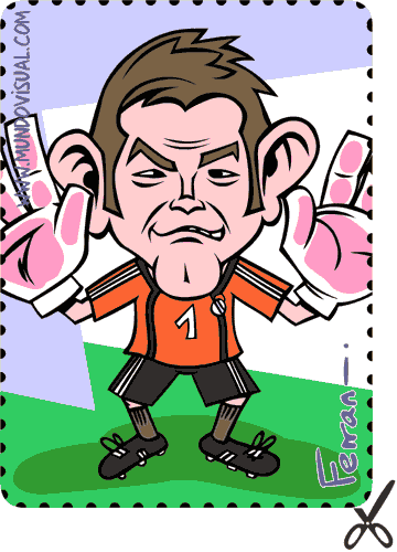 La caricatura de Íker Casillas