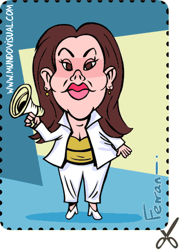 La caricatura de Soraya Sáenz de Santamaría