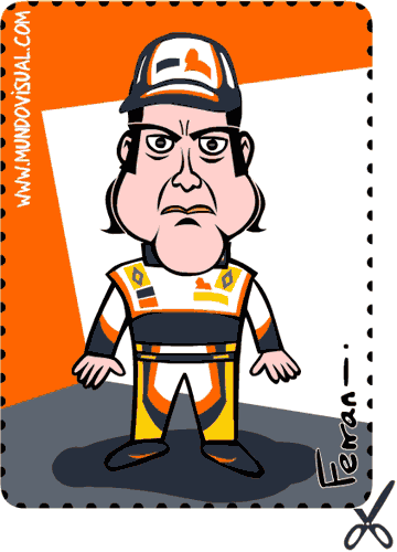 La caricatura de Fernando Alonso